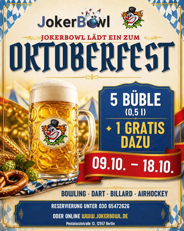 JokerBowl Oktoberfest 2026