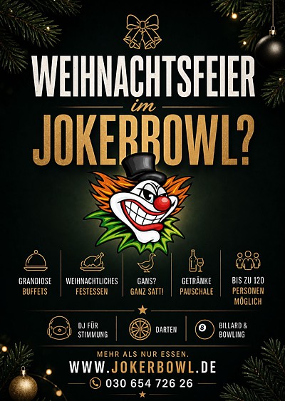 Jokerbowl Weihnachtsfeier